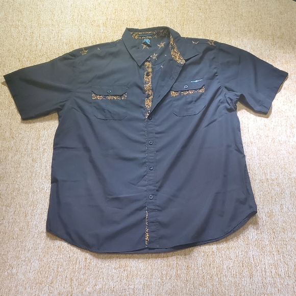 Enyce Men's Button Up Short Sleeve 4XL - Picture 2 of 6